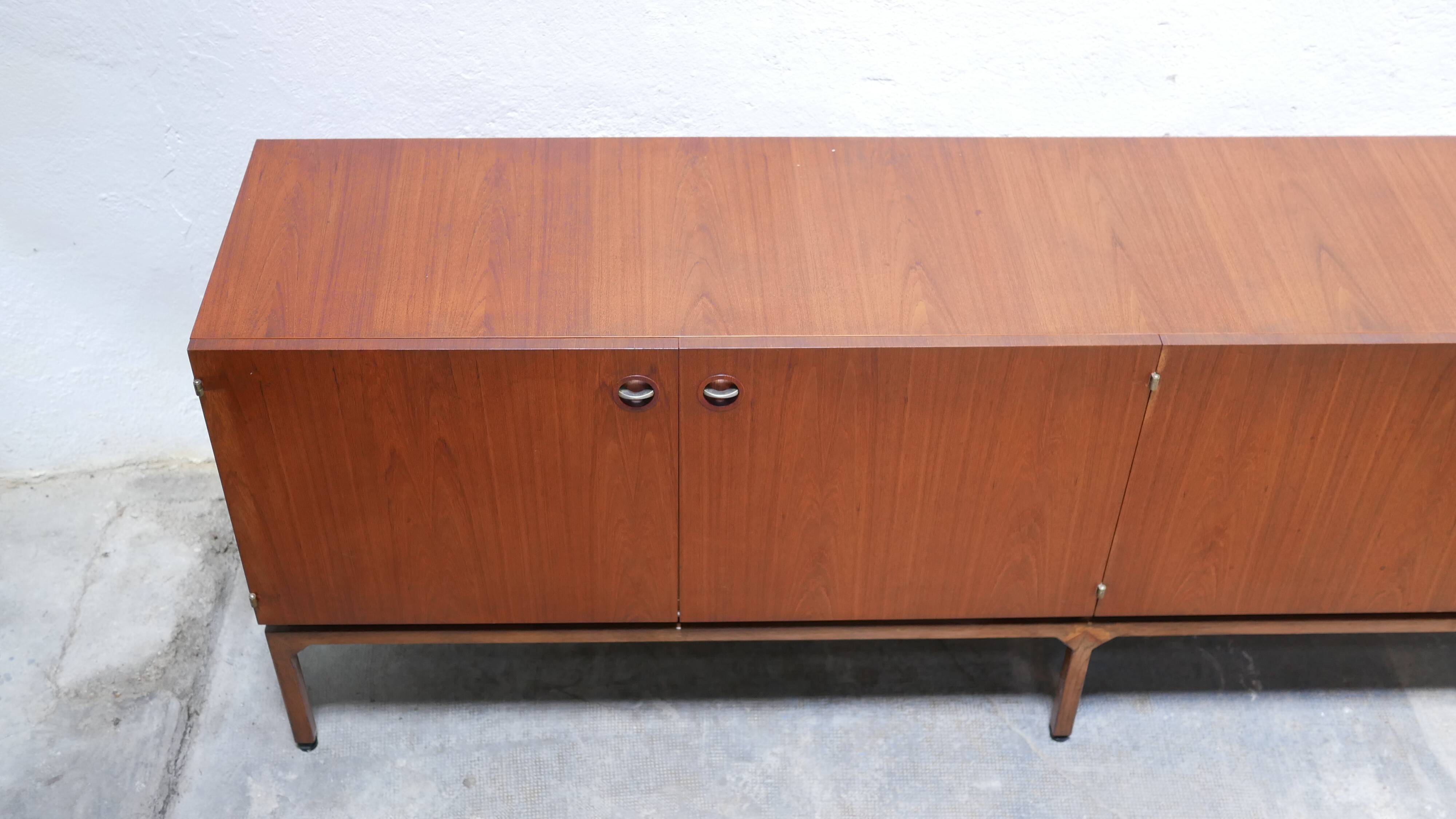 Teak enfilade by Gérard Guermonprez for Magnani editions