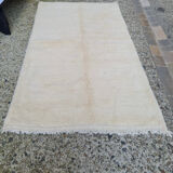 Tapis berbère blanc en laine 148x250cm