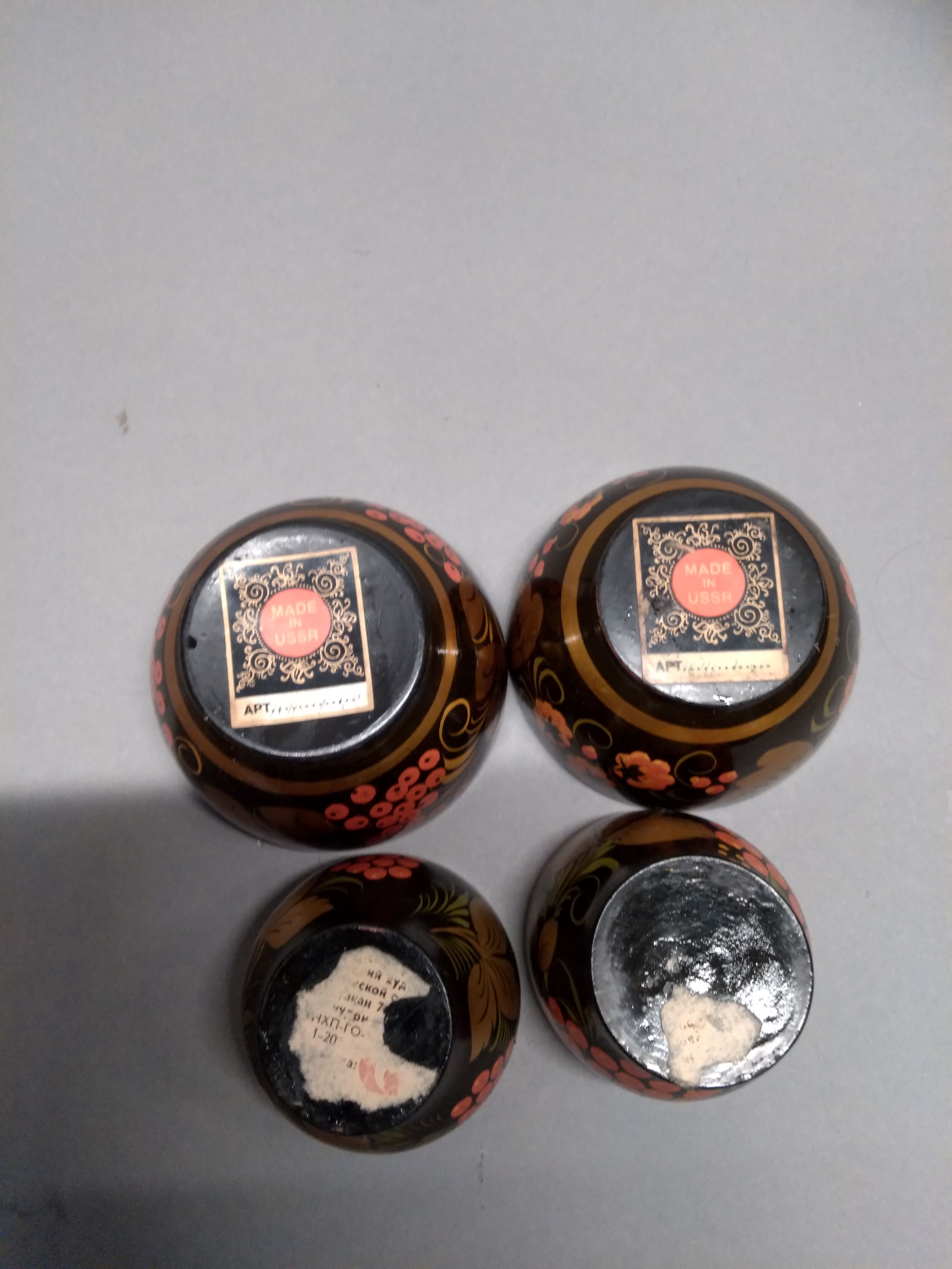 Bols russes bois khokloma