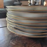 10 Limoges Porcelain Pans Plates – Circa 1915