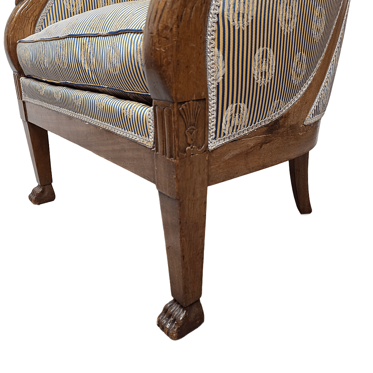 French Empire Bergère with Swan Necks