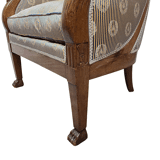 French Empire Bergère with Swan Necks