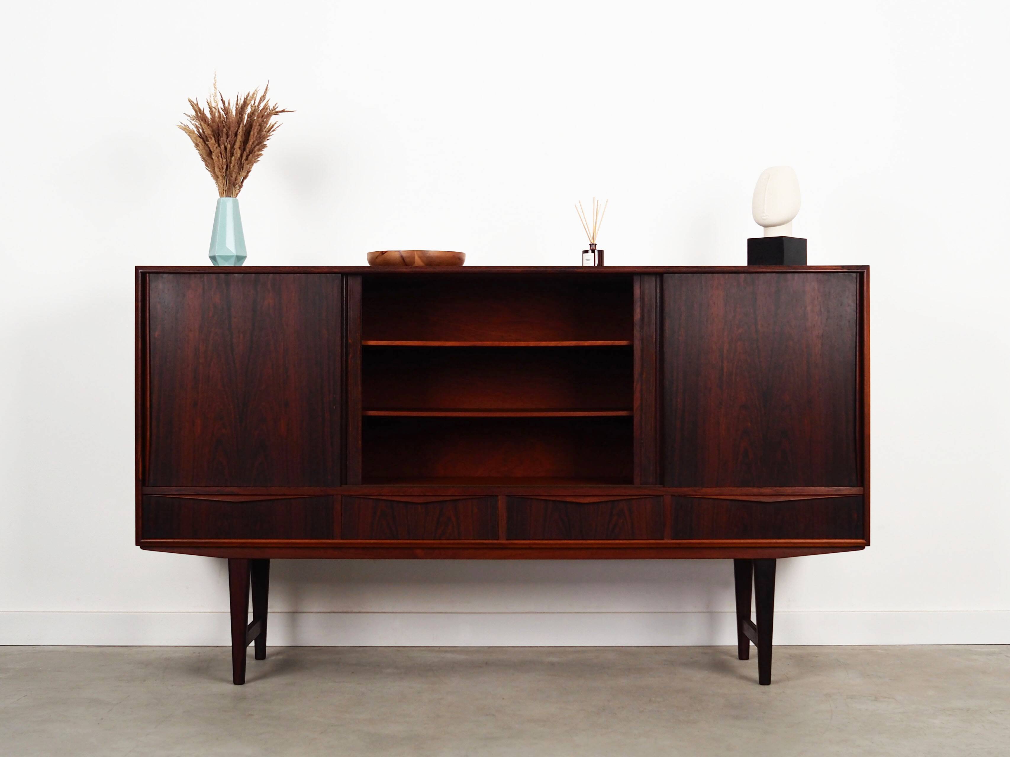 Rosewood highboard, Danish design, 1960s, designer: E.W. Bach