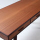 Teak minister's desk consisting of 3 drawers