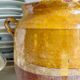 Grease pot, glazed ochre ceramic jar no. 4 - 18th century