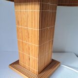 Lampe de chevet en raphia