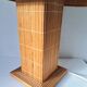 Bedside lamp in raffia