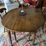 Table à manger en bois (avec rallonge) - mi XIX ème