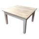 Farmhouse coffee table in antique weathered wood