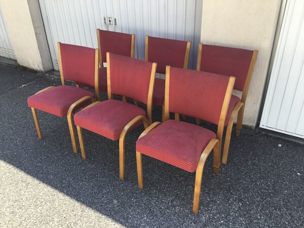 Série De 6 Chaises Bow wood steiner