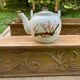 Old wooden curtain cover