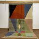 Handmade natural wool rug with colourful patterns 150/250 cm