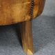 Set de 2 fauteuils club compacts en cuir de mouton