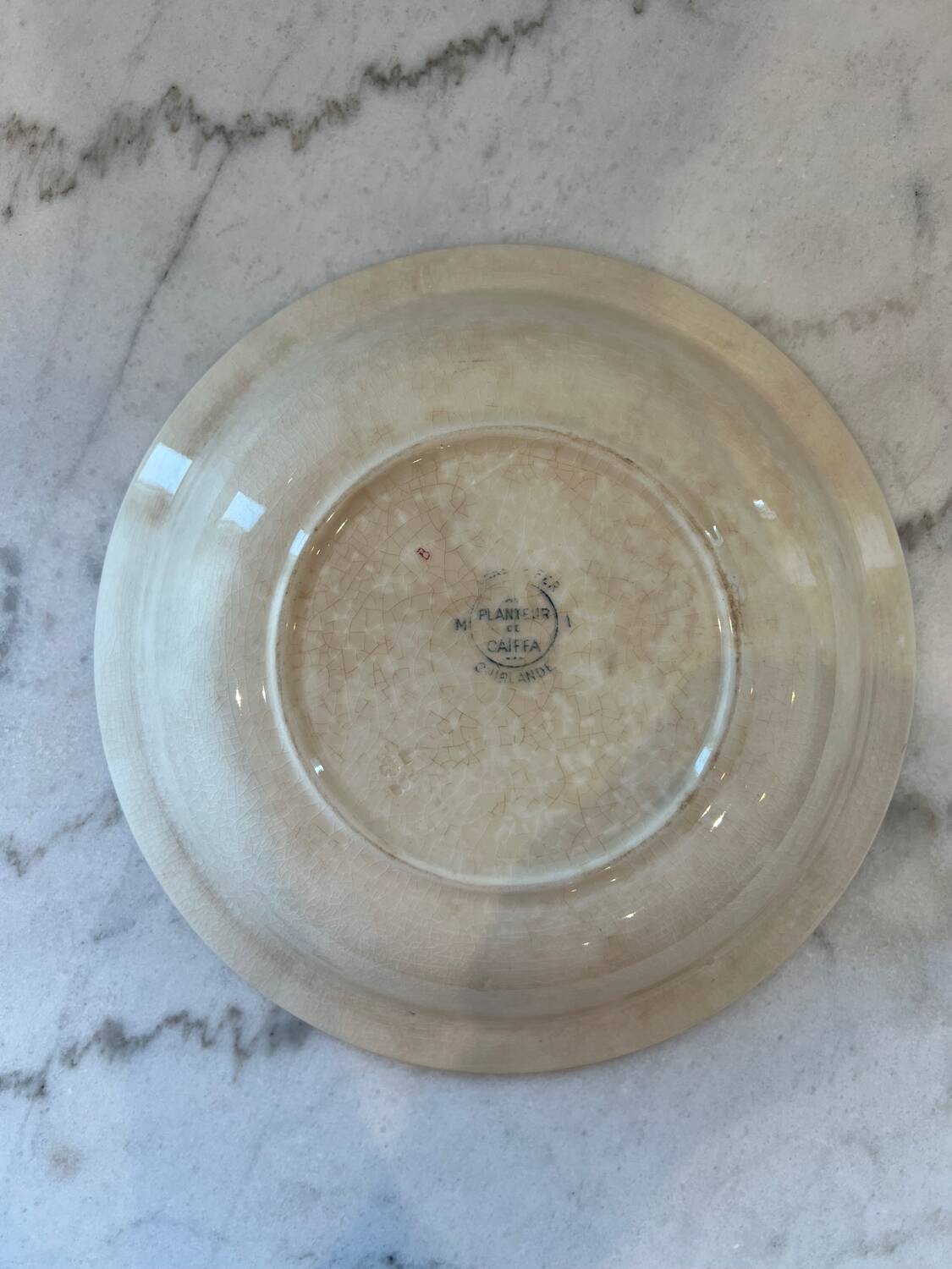 Iron earth planter presentation dish