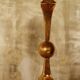 Contemporary brass candlesticks.