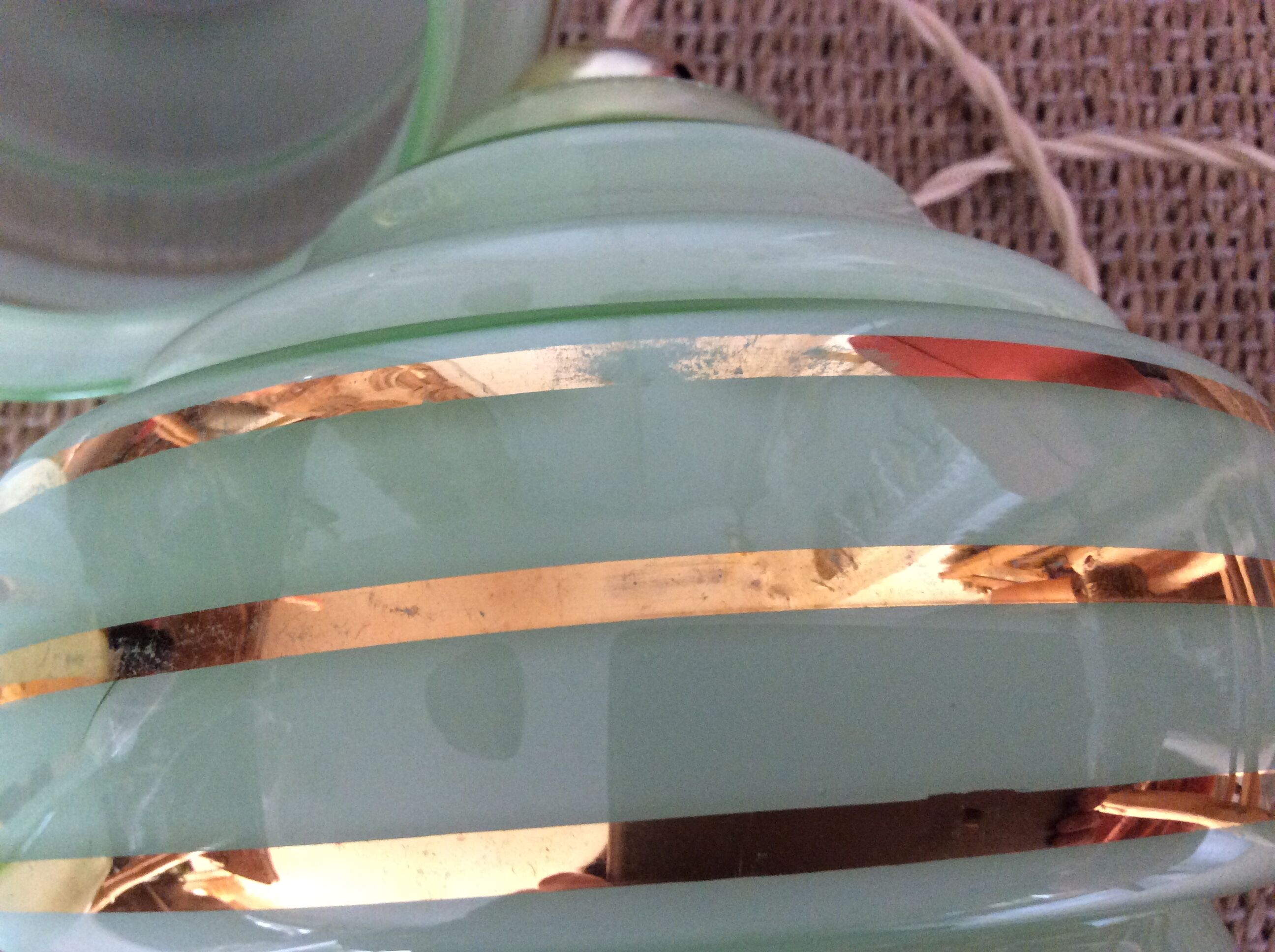3 vintage pendant lamps