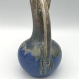 Vase en grès cérame a effet flammé, signé alphonse mouton, st uze