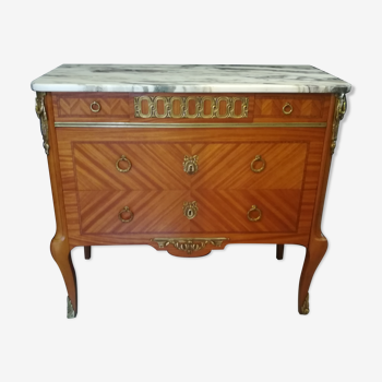 Commode style transition en marqueterie