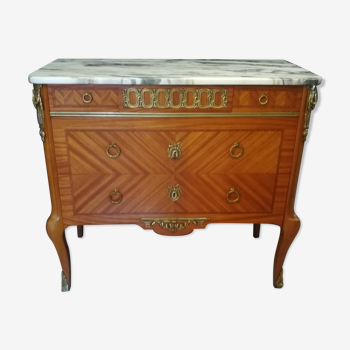 Commode style Transition in marquetry