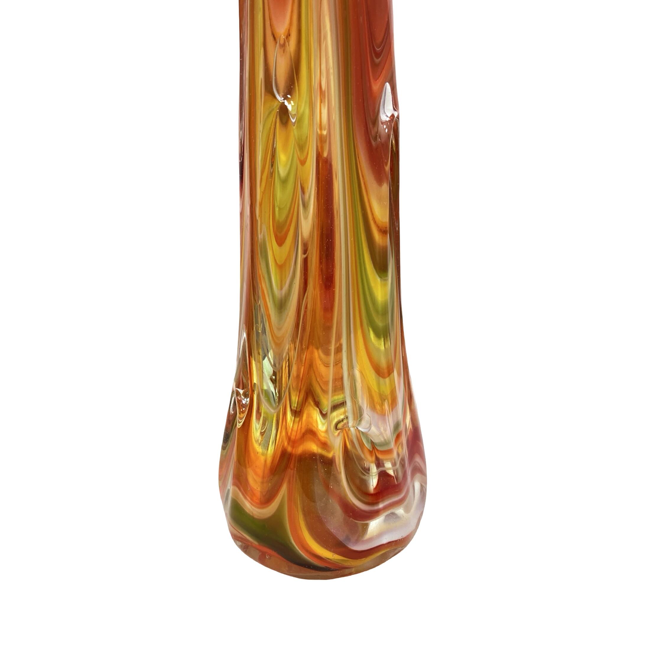 "Sękacz" vase – Ząbkowice Śląskie steelworks, Poland 1970s (42 cm)