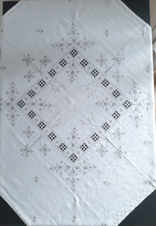 Old linen/cotton and fine embroidery