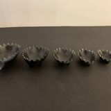 Ashtray 6 hedgehogs in bronze 1950