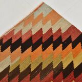177x291Cm Geometric Style Kilim Rug, Turkish Kilim Rug, 177x291Cm