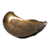 Antique Bronze Shell Bowl Sculpture