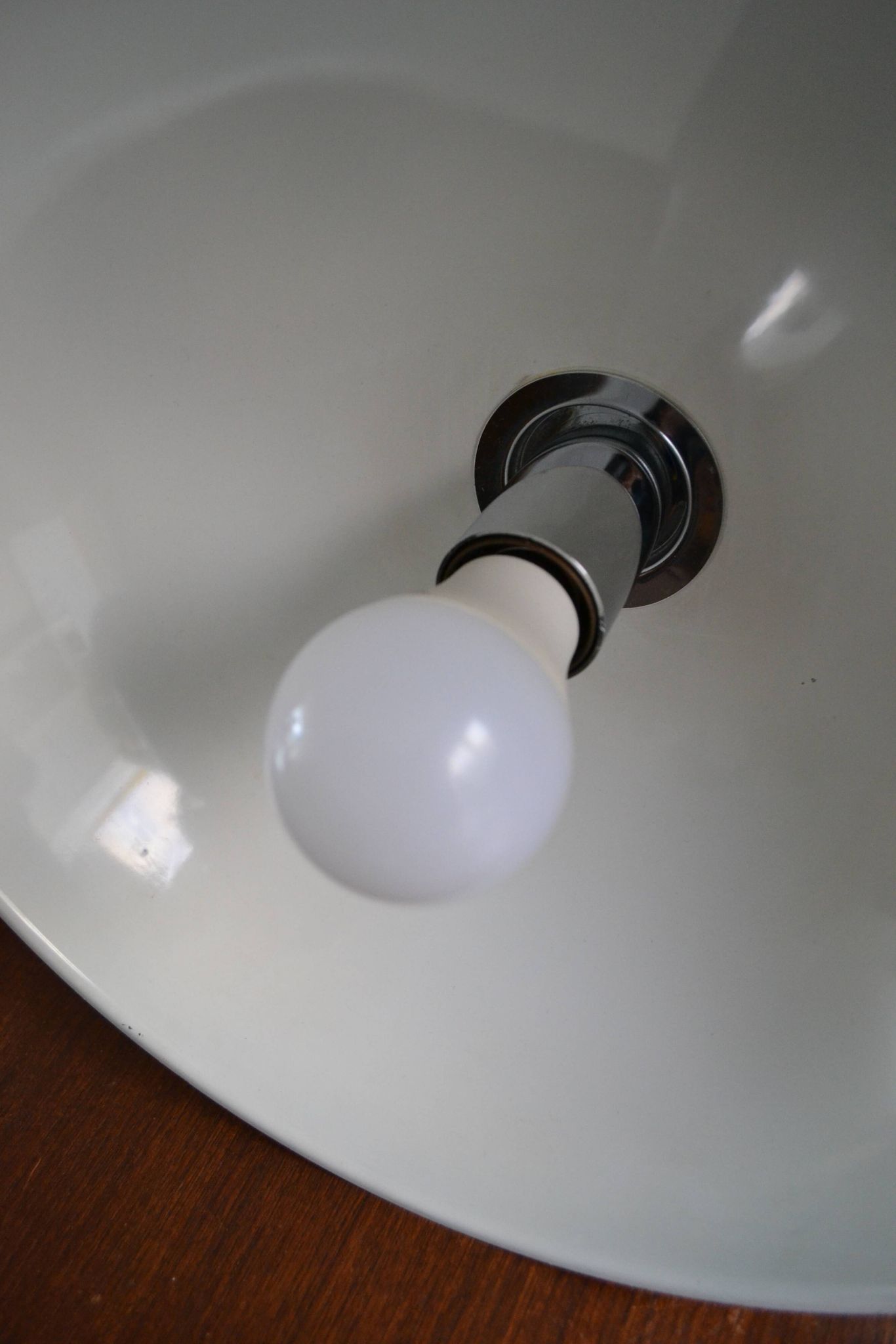 Suspension Concentrica de Harvey Guzzini acier chromé