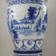 Large blue white pot cover 40cm Large Vietnam ceramic blue white around 1900