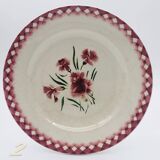 6 Sarreguemines flat plates “Mignardise” model