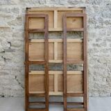 Wooden bookseller's shelf, folding