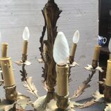 Chandelier style Louis XV solid bronze