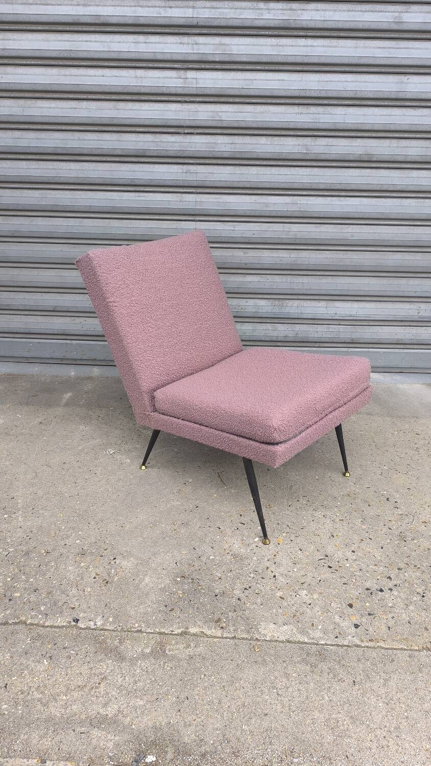 1950s bouclette armchair