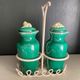 Oiler vintage vinegar 1950 ceramic and perforated metal