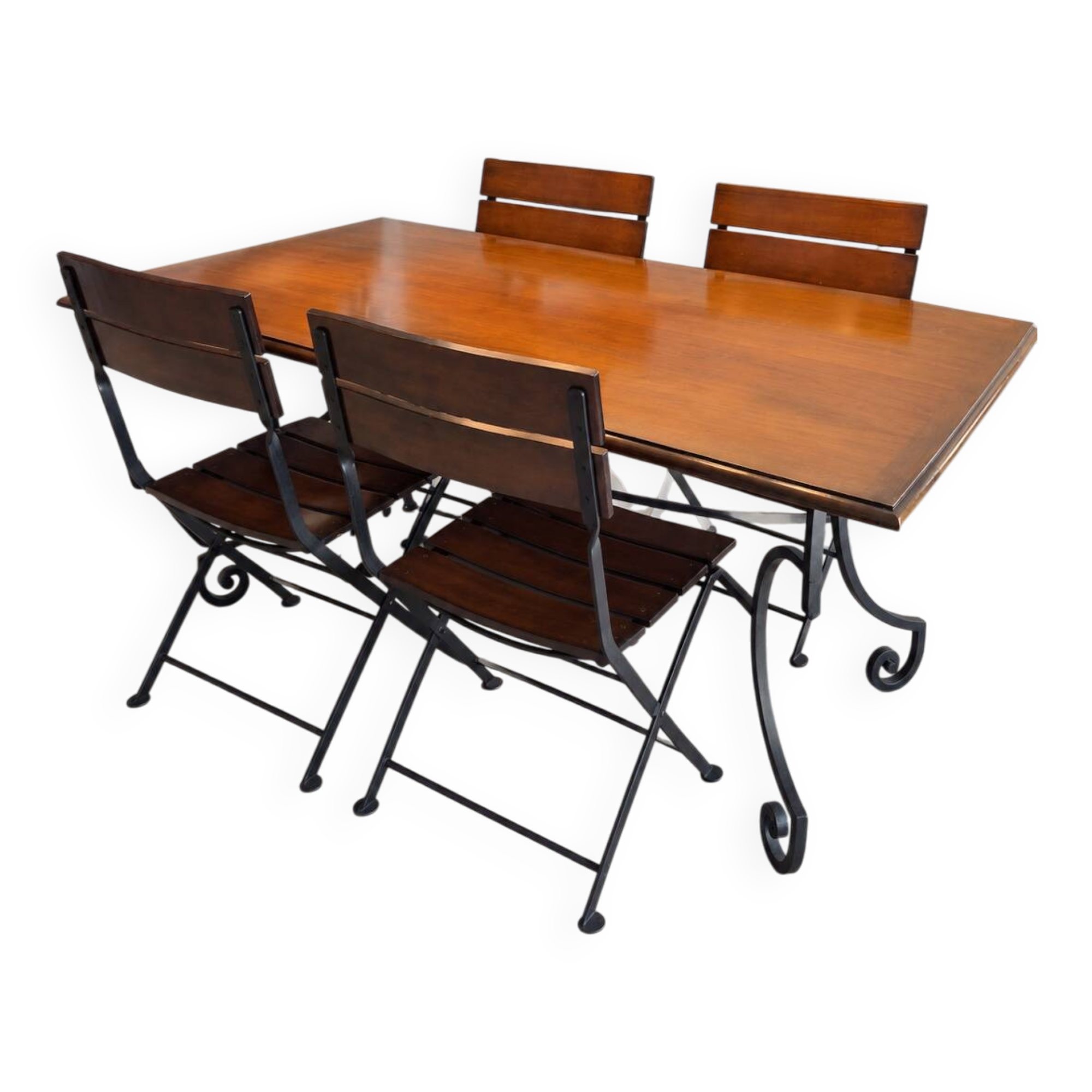 Dining table and 4 chairs Roche Bobois