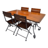 Dining table and 4 chairs Roche Bobois