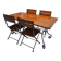 Dining table and 4 chairs Roche Bobois