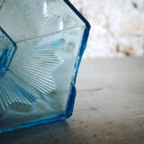 Art Deco blue glass sugar
