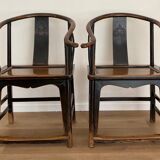 Paire de fauteuils chinois