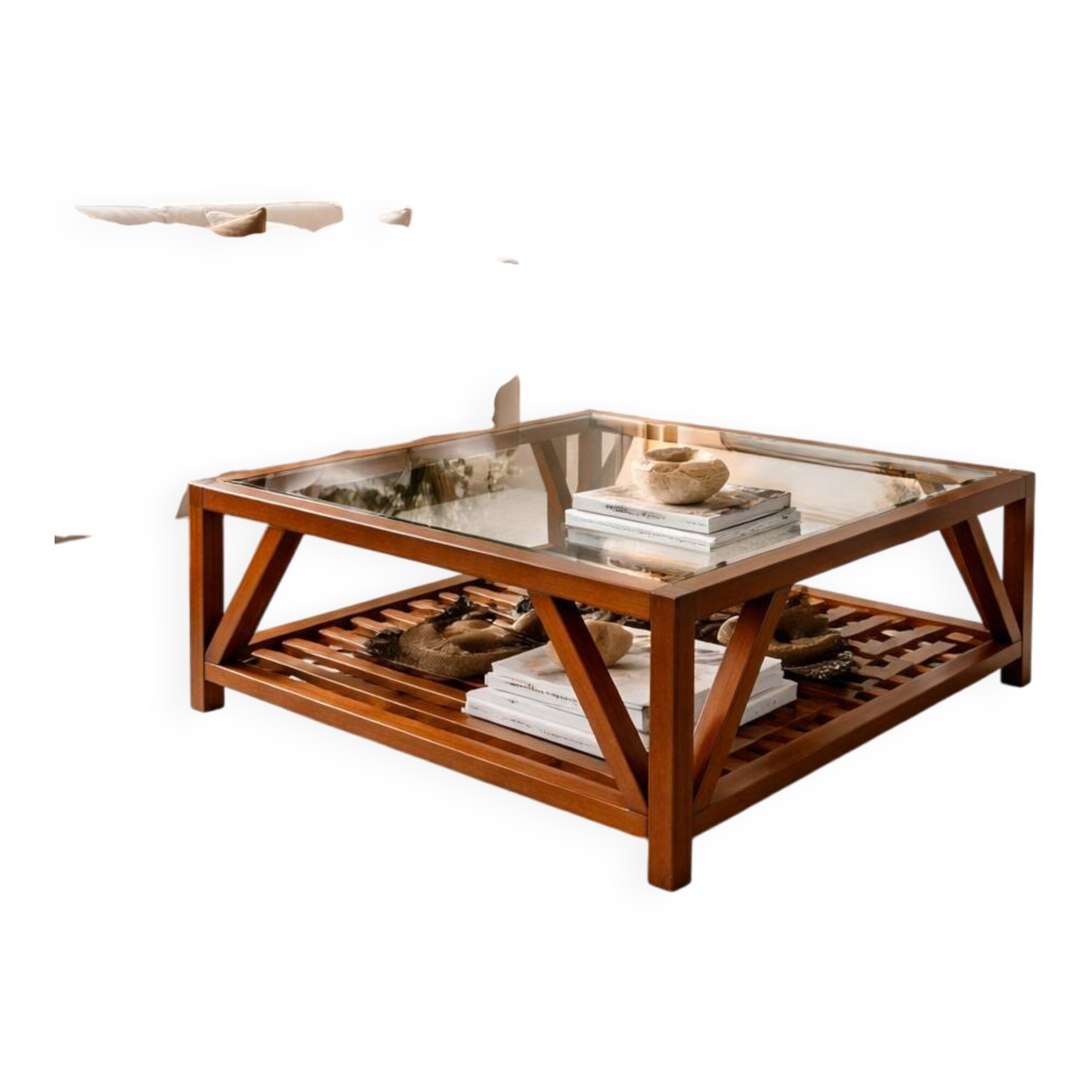 Table basse carrée