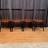 Set of four Fanett chairs in the Ilmari Tapiovaara style, Finland, 1960s