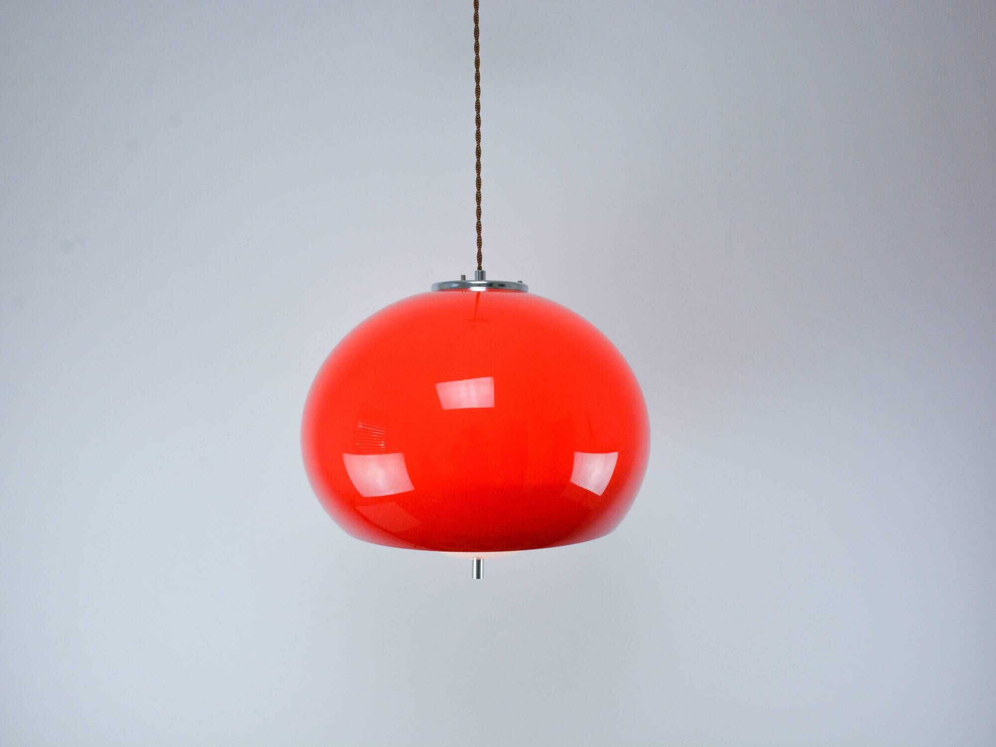 Vintage Red Meblo "Burgos" Pendant Lamp