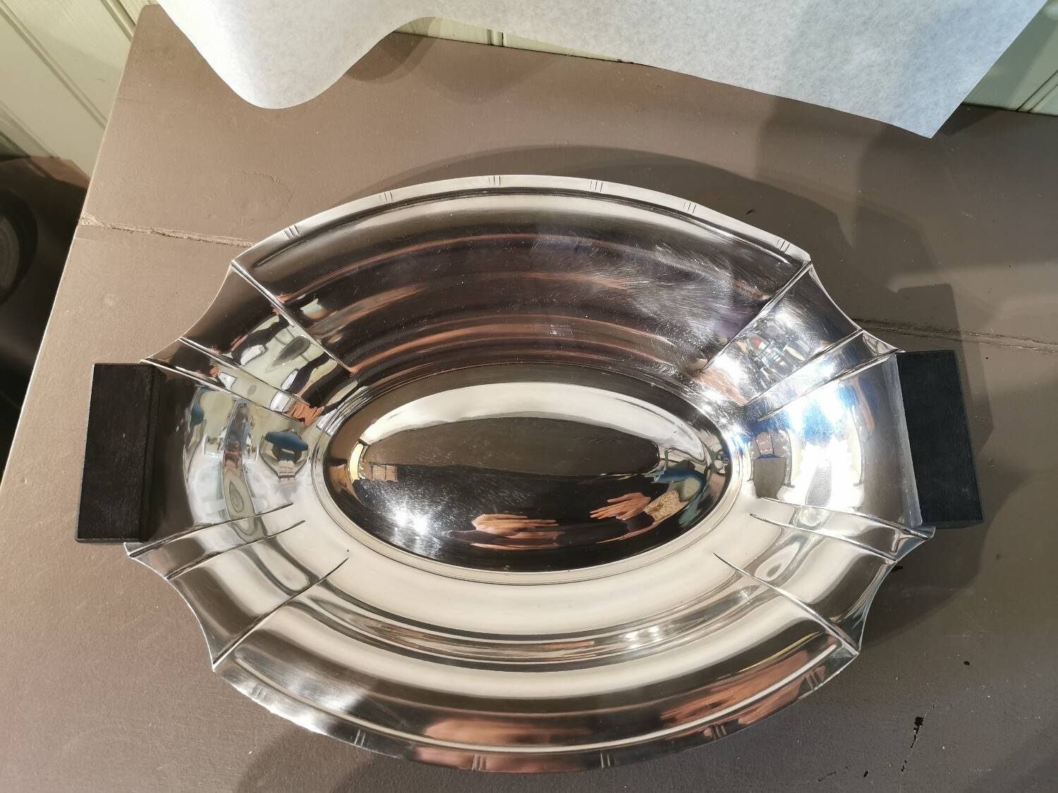 Art Deco silver metal cup