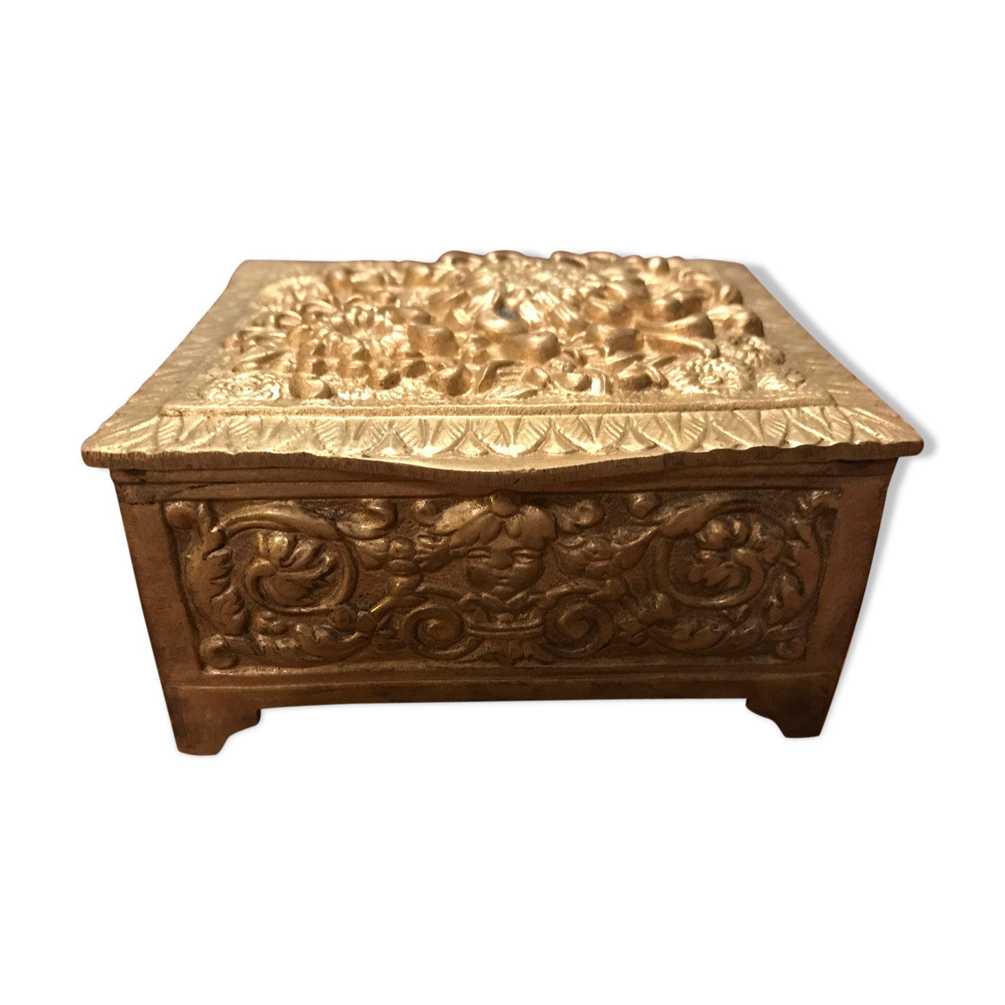 Bronze jewellery box