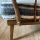 Restored vintage armchair