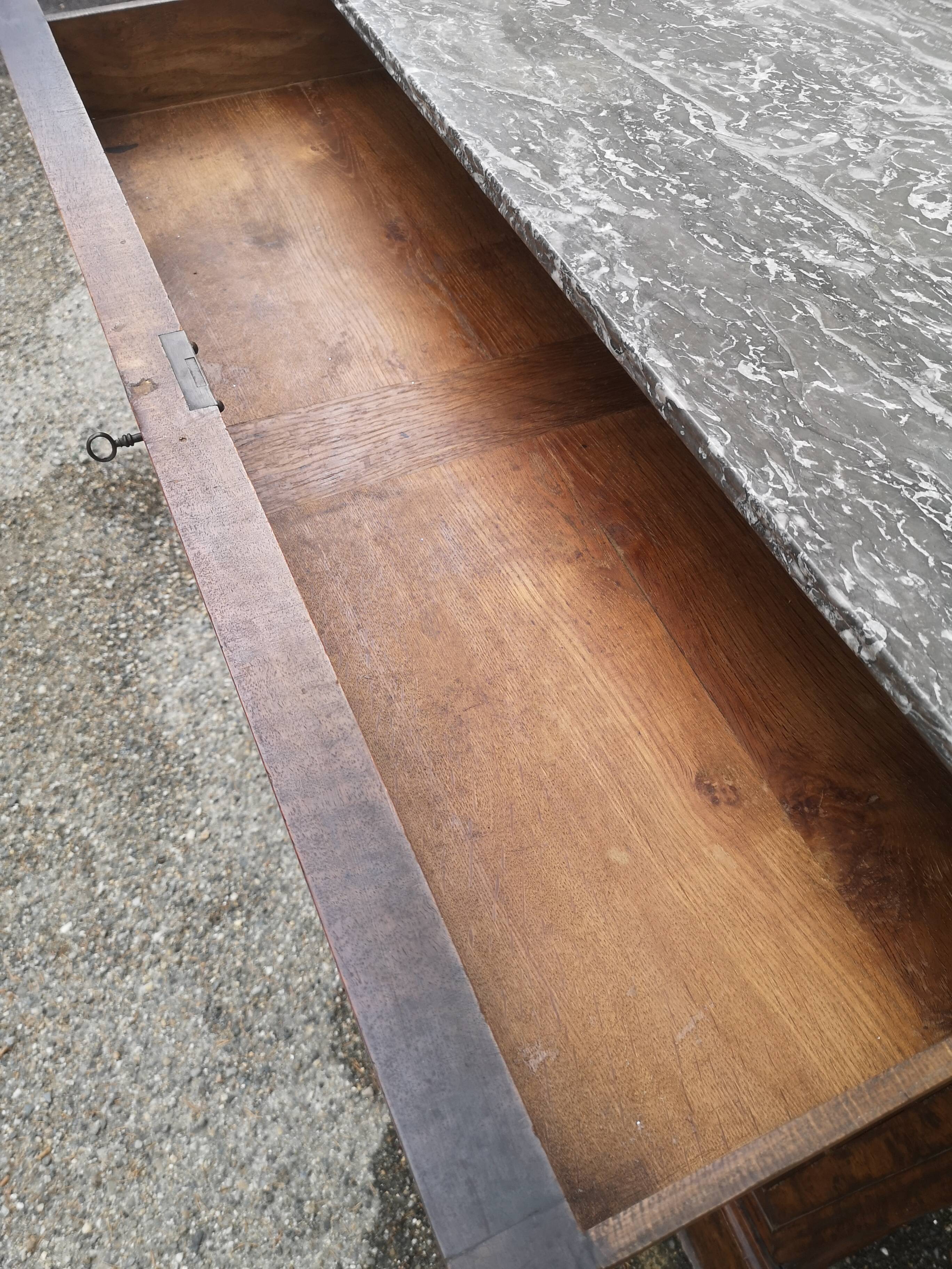 Louis Philippe burl walnut chest of drawers