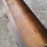 Louis Philippe burl walnut chest of drawers