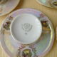 Set of 5 coffee cups in Limoges porcelain