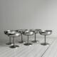 6 stainless steel footed bowls, Letang Remy style
